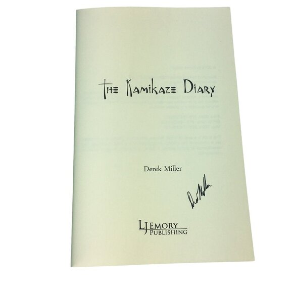 The Kamikaze Diary Derek Miller 2014 Signed  Autograph Young Adult Reading u b - Picture 5 of 12